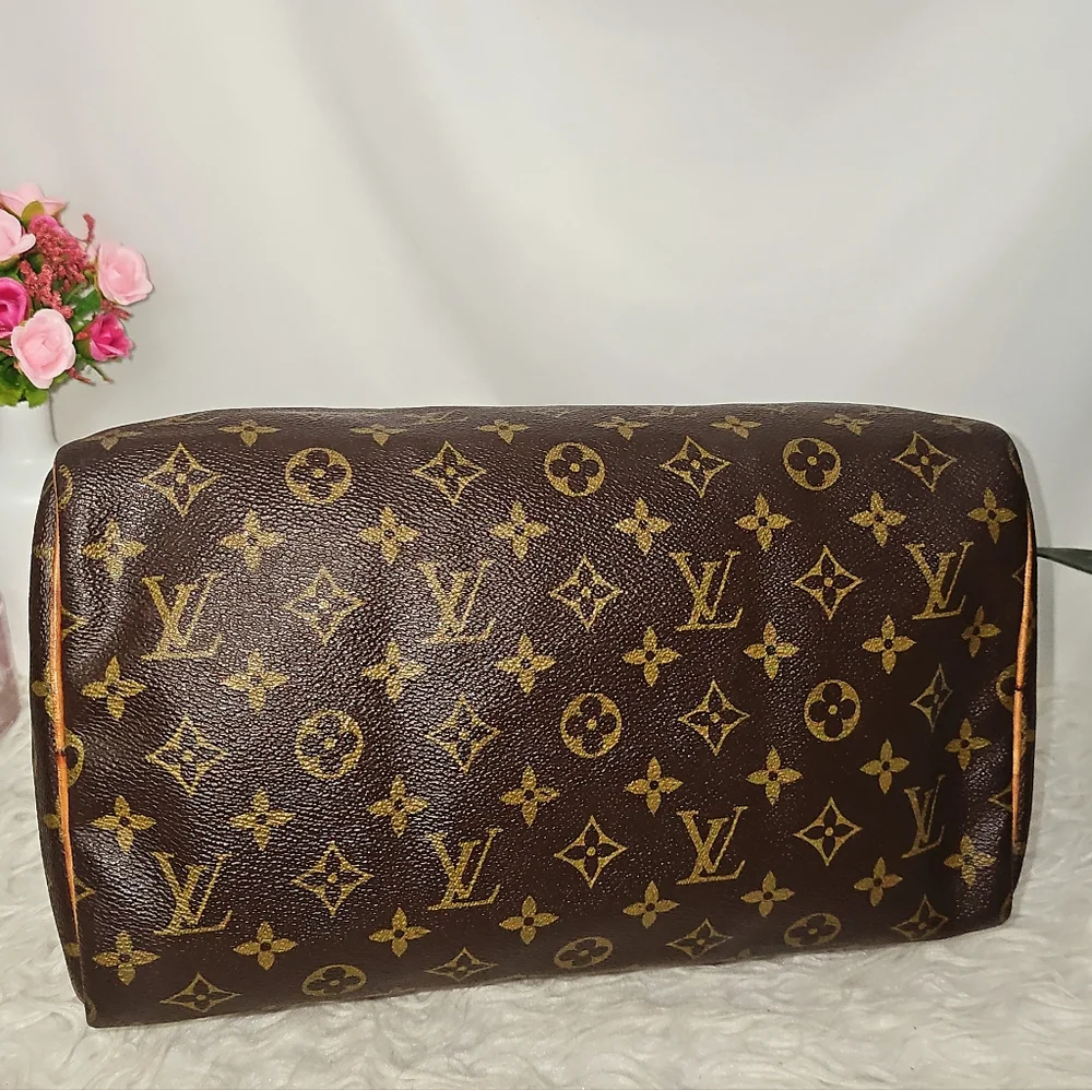 Louis Vuitton Speedy 30 Monogram Brown Handbag - Picture 8 of 16